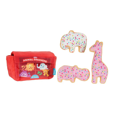 BARK Animal Squeakers Snacks Plush Dog Toy BARK